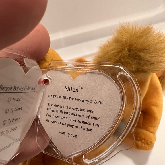 Vintage TY Beenie Babies “Niles” 2000 Camel - Picture 7 of 7